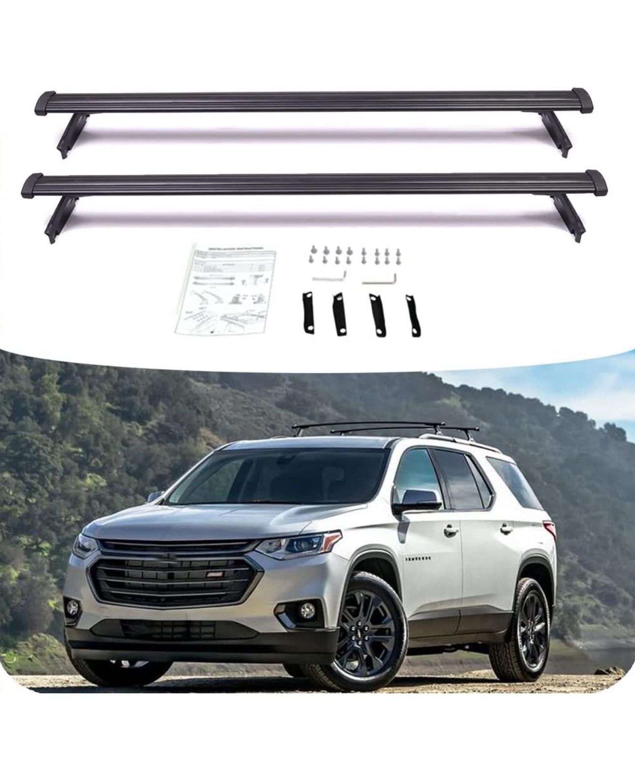 Chevrolet Traverse Roof Rack Cross Bars