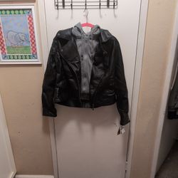 Vegan Leather Jacket 