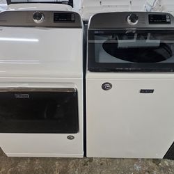 Great Working Agitator Less Maytag Washer And Dryer Set 