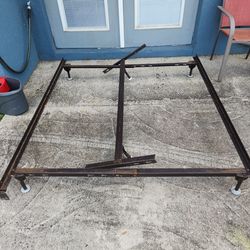 Adjustable metal bed frame Queen or King size