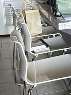 Modern White Bar Stool
