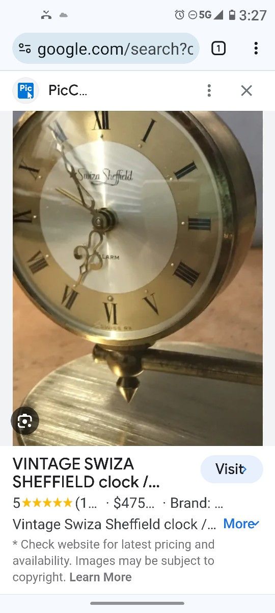 Vintage Desk Clock