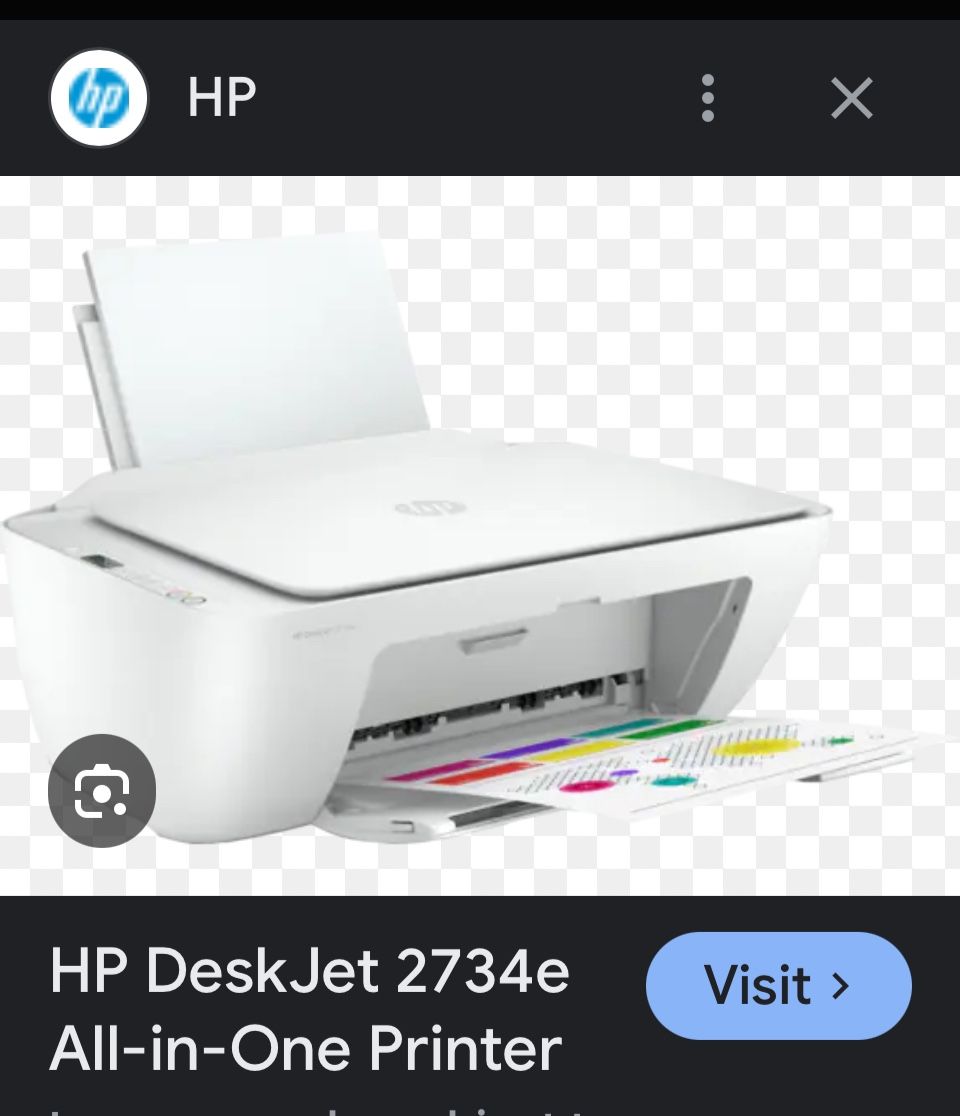 HP  Desk Jet 2734e Color Printer