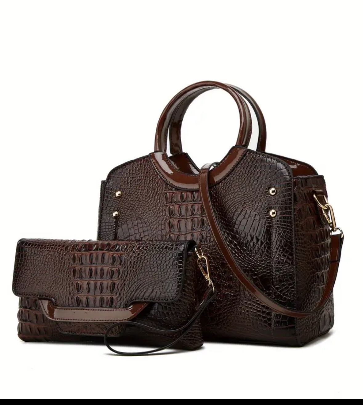 2pcs Retro Women's Purse Set -