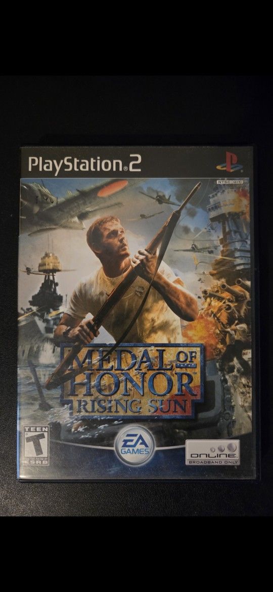 PS2 Game- MEDAL OF HONOR- RISING SUN