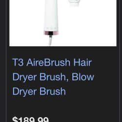 T3 AireBrush Hair Dryer Brush, Blow Dryer Brush