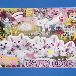 Cat Framed Art Wall Decor