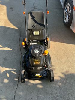 This is a Pulsar 21-inch 200cc Gas-Powered Push Lawn Mower