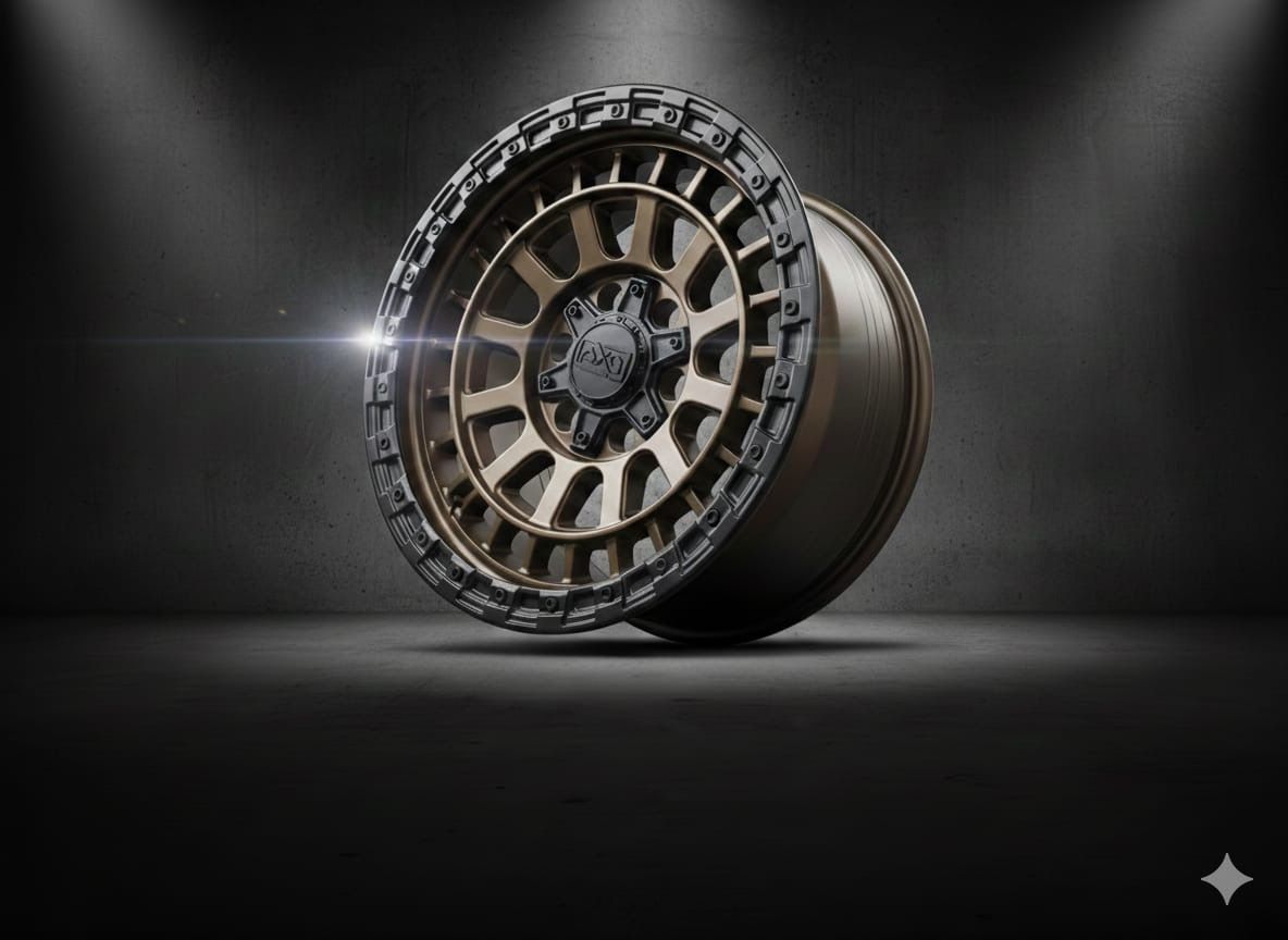 π₯ Custom 17" Axe Off-Road Bronze Wheels β 6-Lug