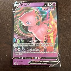 Ultra Rare Mew V 113/264 Full Art Pokemon TCG Never Played