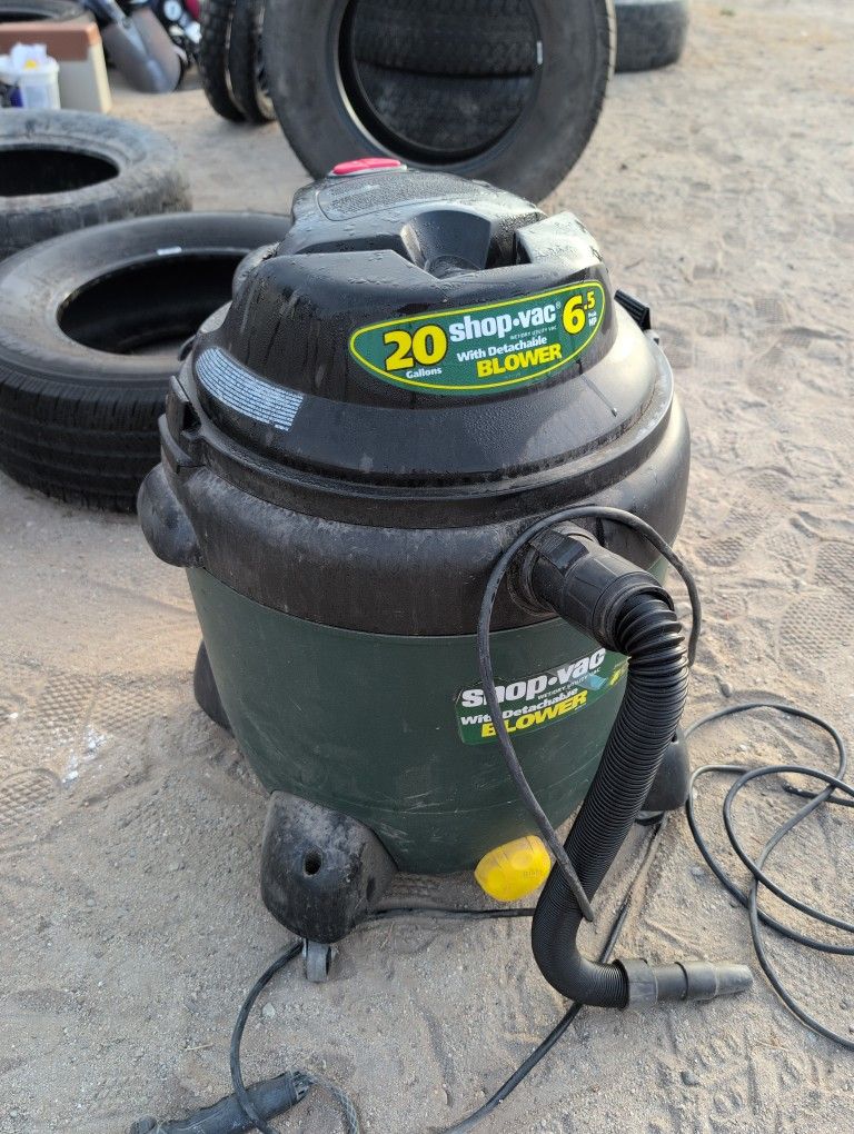 Shop Vac Wet/ Dry Detachable Blower 20g 6.5 Hp