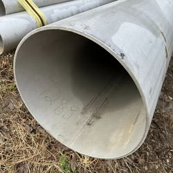 8”x20ft Schedule 40 Stainless Steel 304/316 Pipe