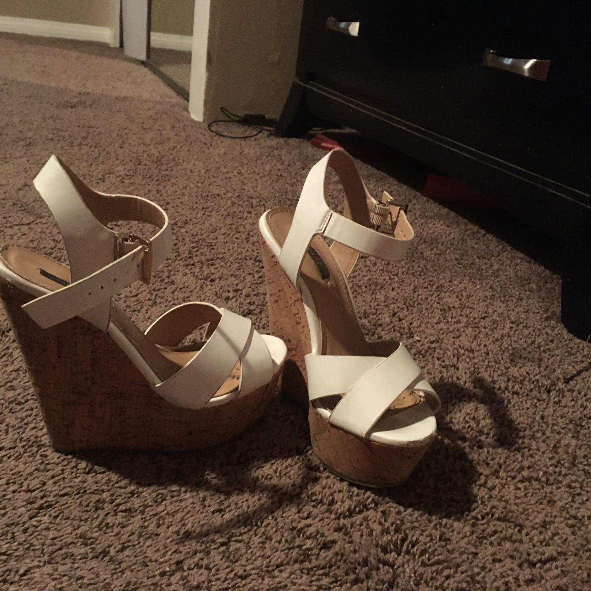 Sexy White Forever 21 Shoes