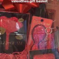 Glitz And Glam Red Bundle Set  Valentine Gift Basket 