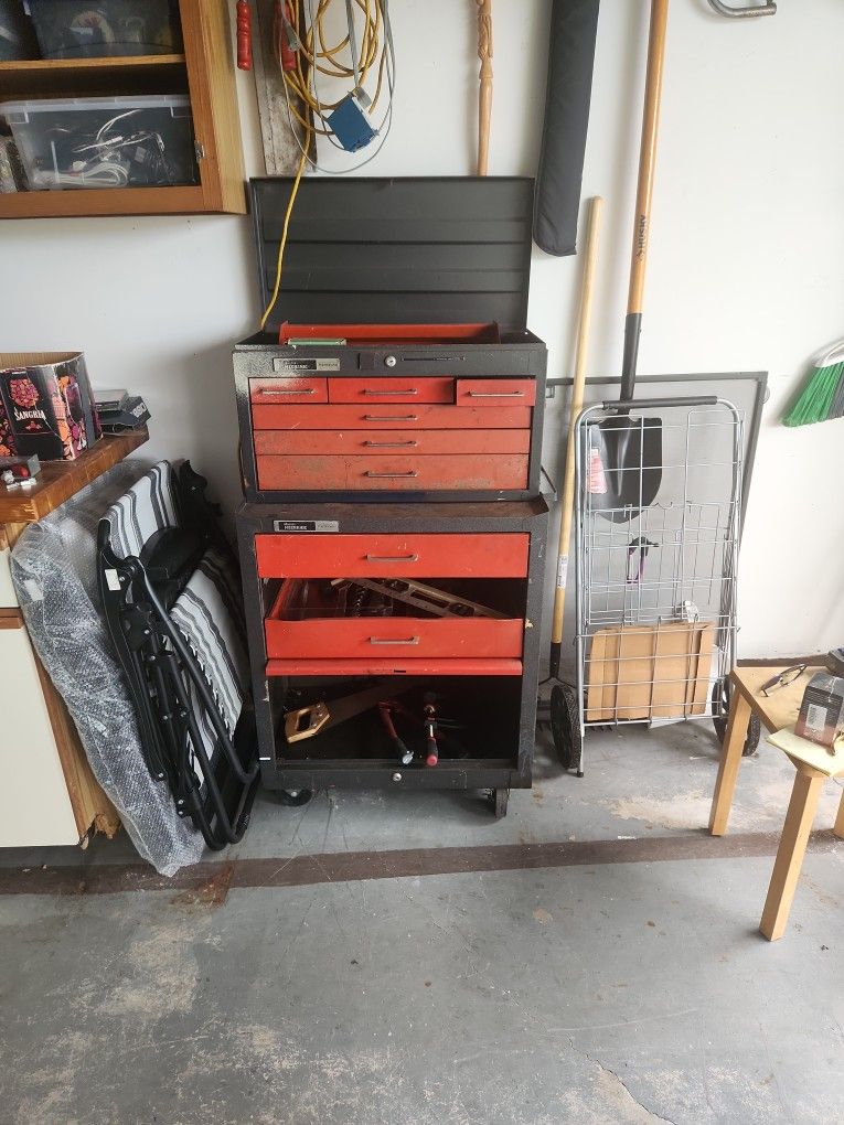 Master Mechanic Tool Box With tools