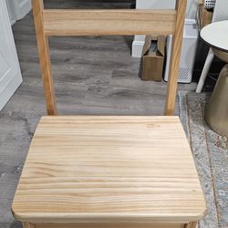 New wooden converible folding stairs transforms into sitting chair.