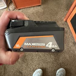 Ridgid Battery 4.0 Like New 50$