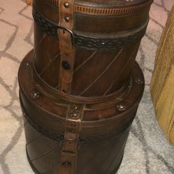 Round Vintage Trunks