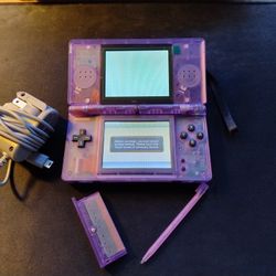 Nintendo DS Lite - Transparent Purple Shell