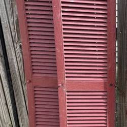 A Pair  of  Exterior Shutters