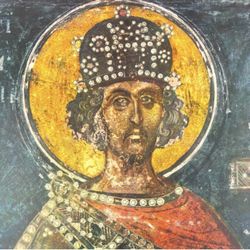 Original Vintage Fine Art Print Poster Medieval Bulgaria Wall Painting Antique Artist Collectible Printed Italy 1960’s. Monastery of Kremikovtsi.