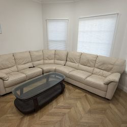 Leather Couch Circular