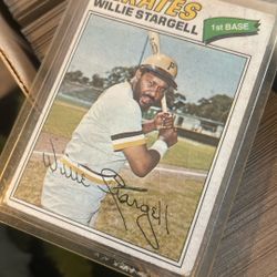 Willie Stargell Signed In Pin