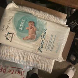 FREE Box Of Baby Girl Clothes And Diapers