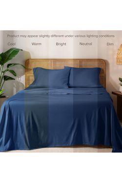 Bare Home 6-Piece Queen Sheet Set – Navy Blue💙🦋