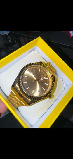 Invicta gold on gold