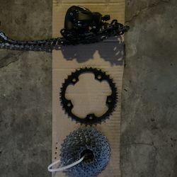 7- Speed Cassette Sprocket, M40 Rear Derailleur