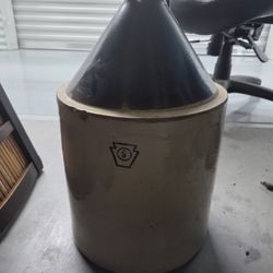 Antique Ceramic 5 Gallon Jug