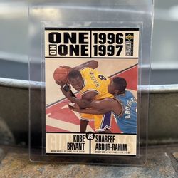 1996 Upper Deck Collector's Choice Kobe Bryant Rookie Card #361 LA Lakers •