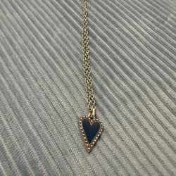 Blue Heart Britton Necklace 