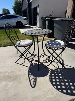 Table and chairs