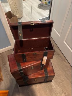 Wooden chest