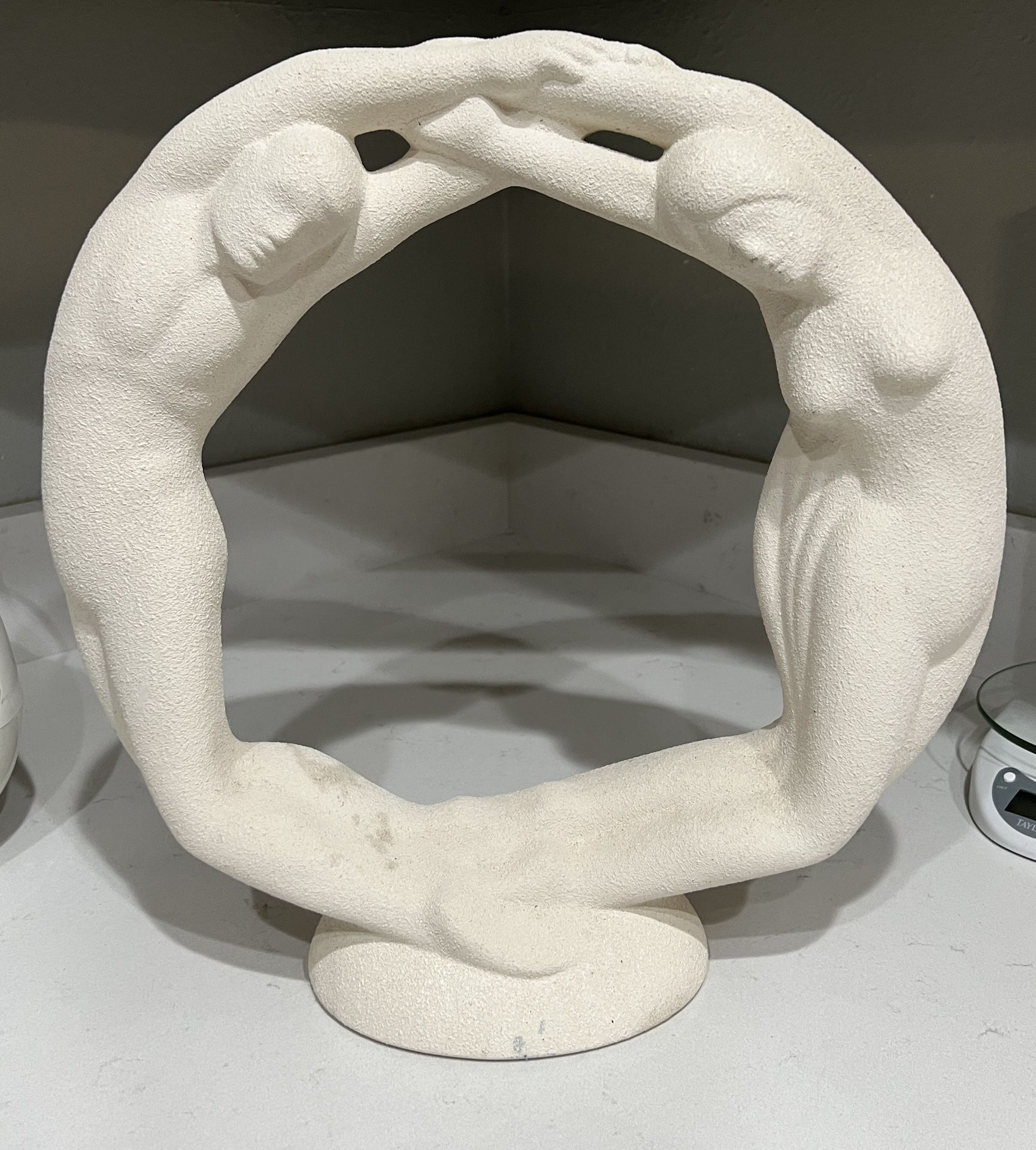 Haeger Vintage Eternity Circle of Love Statue Pottery a