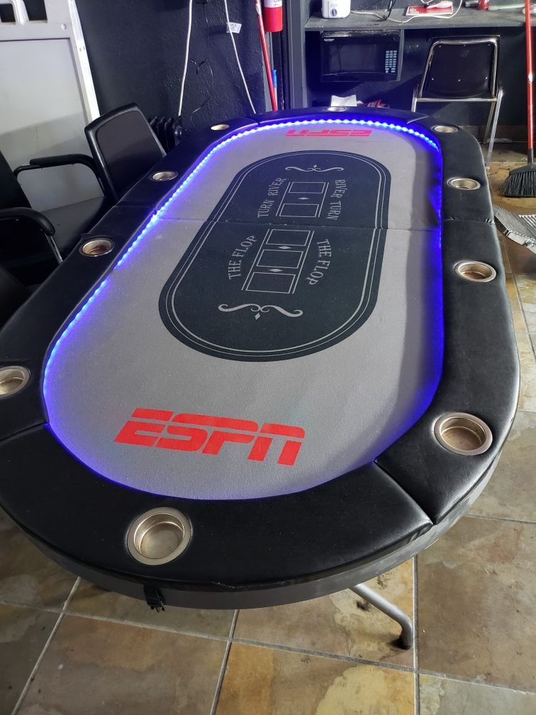 ESPN POKER TABLE for Sale in San Antonio, TX OfferUp