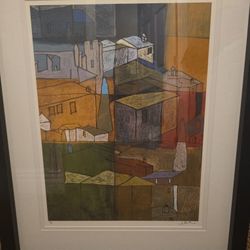  Rare lithograph by John Ross Palmer, an American artist and founder of the Escapism art movement. Palmer was named Artist of the Year 