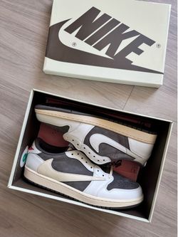 Size 14 men Jordan 1 Low Travis Scott “Reverse Mocha”