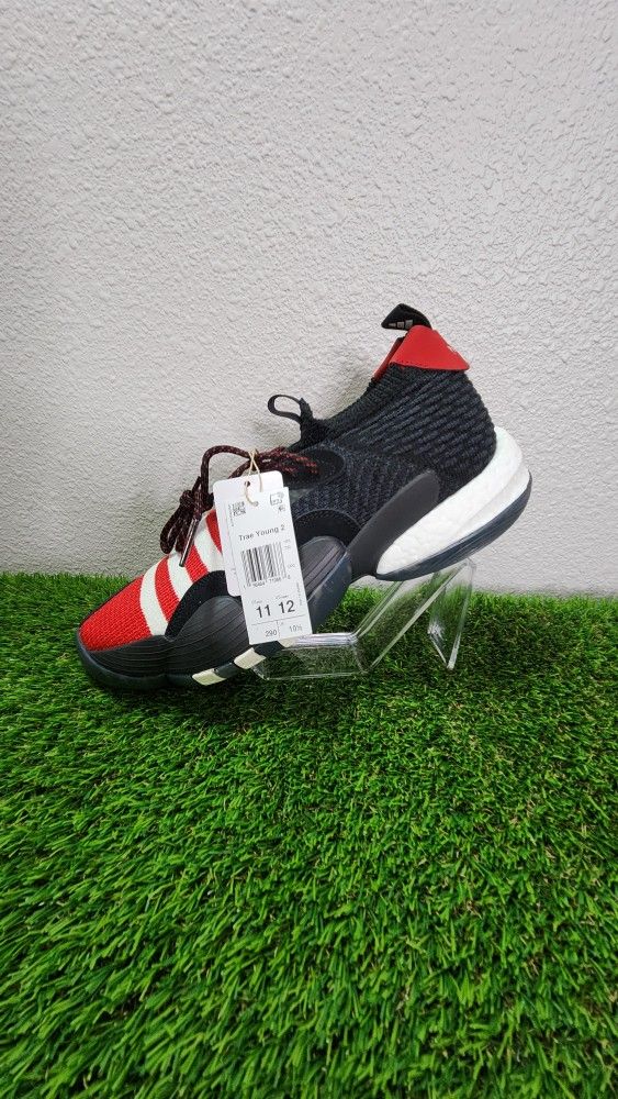 Adidas Trae Young 2 Chinese New Year Shoes Sneakers Black Mens Size 11.5 IF2163