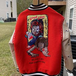 Brand X Good Guys Chucky Varsity Jacket 