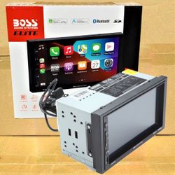 Boss Double Din Car Stereo Touchscreen Bluetooth USB Apple Carplay Android Auto Am Fm Radio BE7ACP 🚨 Payment Options Available 🚨 No Credit Needed 🚨