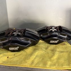 08 Plus Subaru STI 2-pot Brembos