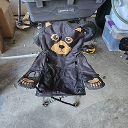 Kid Camping Chair. Teddy Bear