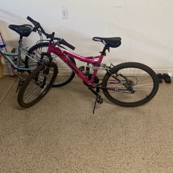Pink Mountain Bicycle 