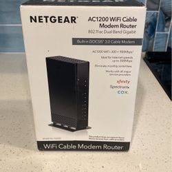 AC1200 Wi-Fi cable Modem Router