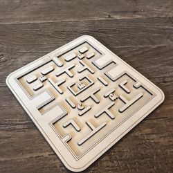 Pac Man Custom Made Wood Frame Diorama