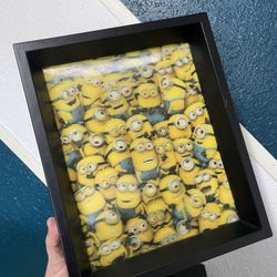 3D Shadowbox Minions 9x11 (Set Of 2)