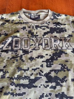Zoo York Digital Camo Thermal Crewneck Shirt
